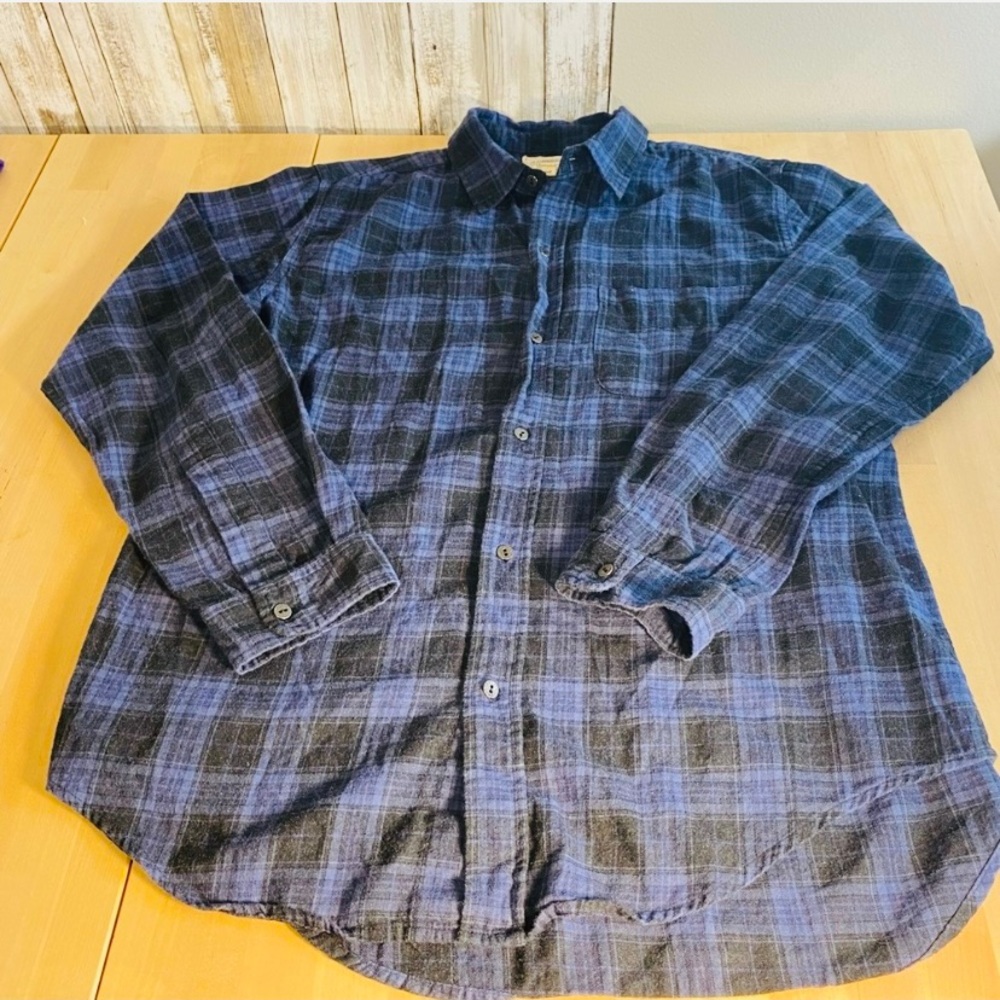 Current/Elliott Mens Plaid flannel Casual Button Down Size 3 ( Large) (29)